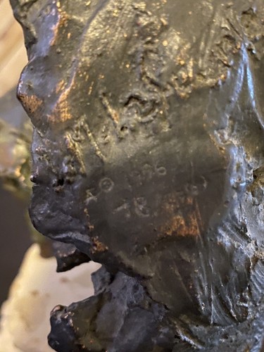 Niña con caballo escultura de bronce [artículo 300] - Imagen 6 de 8