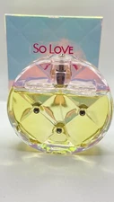 So Love By Johan.b Eau De Parfum Spray 90ml/3 Fl. Oz Vintage New Rare