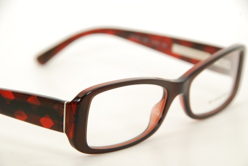 Raro Auténtico Burberry B 2119 3337 51mm Rojo Cuadros Marcos Gafas Italia - Imagen 5 de 12
