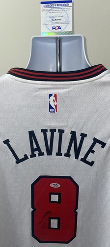 Zach LaVine Signed Autographed Chicago Bulls Nike Jersey PSA/DNA Certified - Picture 2 of 5