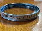 Leica Chrome Leitz Wetzlar Germany Uva Filter Silver