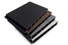 MUSTER TOMI WPC BPC Gartenzaun Zaun Lamellenzaun Sichtschutz Systemzaun 4 Farben