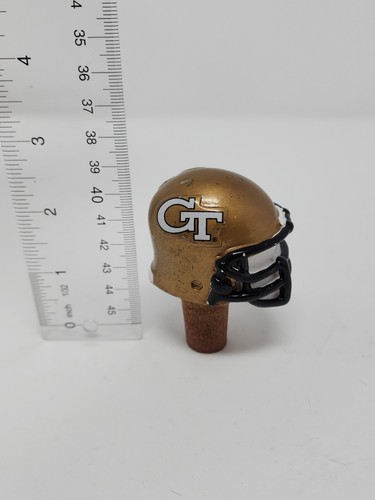Georgia Tech Football Helm Wine Topper
