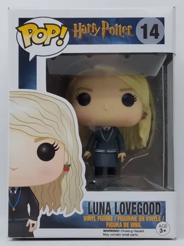 Funko POP! Movies - Luna Lovegood #14 Harry Potter Blue Box Vinyl Figure DAMAGED
