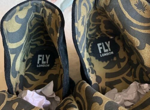 Fly London Womens Suede Black Wedges Size 35/5 - Picture 7 of 7