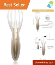 Versatile 5-Finger Electric Head Massager for Full Body Relaxation Experience