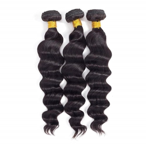 12A Grade Brazilian Loose Wave Human Hair Bundles Virgin Remy Hair Extensions - Foto 18 di 19