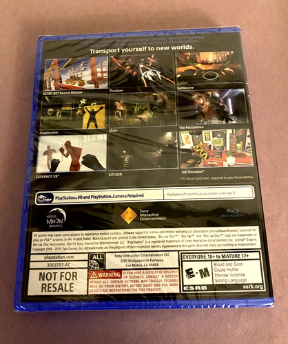 PlayStation 4 VR Demo Disc 3- PS4 - NEW Y-FOLD SEALED - Picture 2 of 2