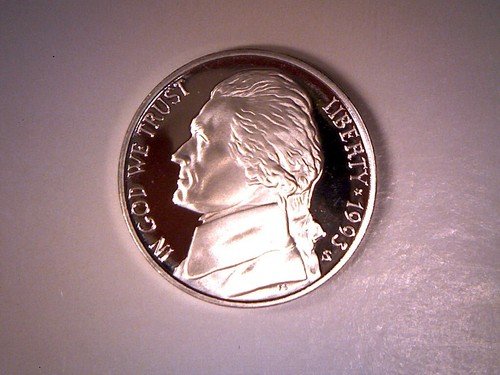 1993 S 5C Proof Jefferson Nickel **Free Shipping** - Picture 1 of 2