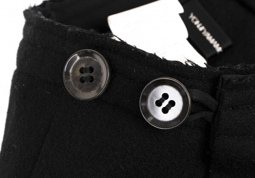 Yohji Yamamoto NOIR Wool Cut-off Pleated Skirt Size 2(K-133233) - Picture 5 of 11