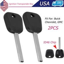 2 Replacement Car Key For 2014 2015 2016 2017 2018 2019 2020 Chevrolet Silverado