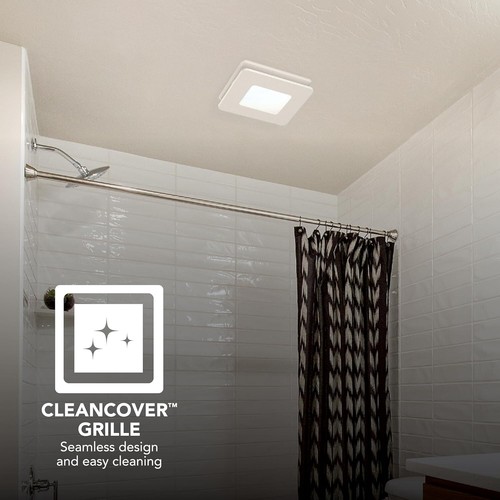 Bathroom Exhaust Fan with LED Light 80 CFM ENERGY STAR Quiet Ventilation - Picture 9 of 9
