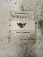 Manuale tecnico riparazione trattorino rasaerba sciabola TM1769 1438G-1846HV