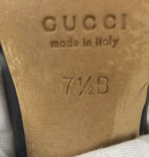 Gucci Womans shoes Senna horse bit bamboo 7 1/2 B 395.00 retail MAKE OFFER - Picture 13 of 14