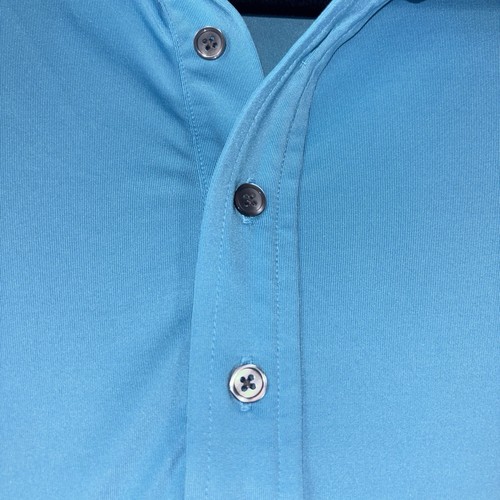 Greyson Men’s Polo XL Blue Radiance Performance Stretch Guide Sport Golf Shirt - Picture 3 of 12