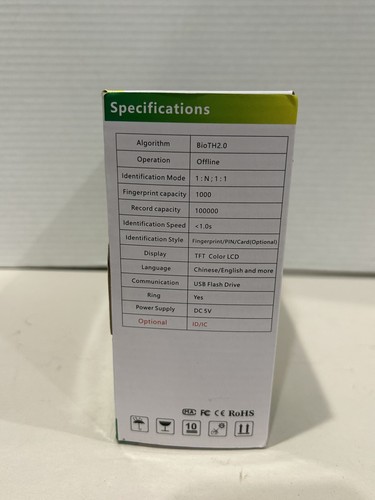 HapAttend Time Clock - Fingerabdruck Zeituhren für Mitarbeiter Kleinunternehmen - Bild 8 von 8