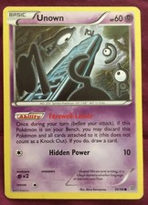 Pokemon Card Unown 30/98 Ancient Origins