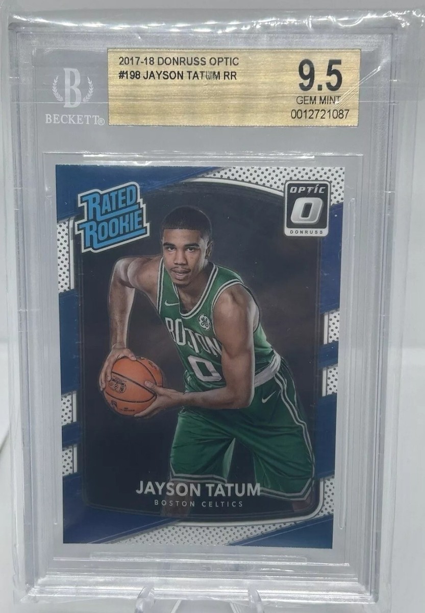 ●ONE BRILLIANT● TatumOB500Brown Tatum-OB500-Brown 2017 Panini Optic jayson tatum Rookie bgs 9.5 Boston Celtics