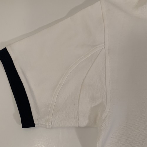 Polo Orvis uomo maglia media Y2K camicia pesca ricamata bianca accenti colorati - Foto 10 di 12