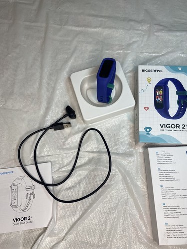 Vigor 2 L Kids Fitness Tracker Watch for Boys Girls Ages 5-15, IP68 Blue - Photo 2 sur 9