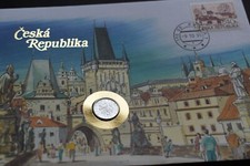 Czech Republic 10 Haleru 1995 UNC STAMP COIN COVER SET Czechoslovakia Korun
