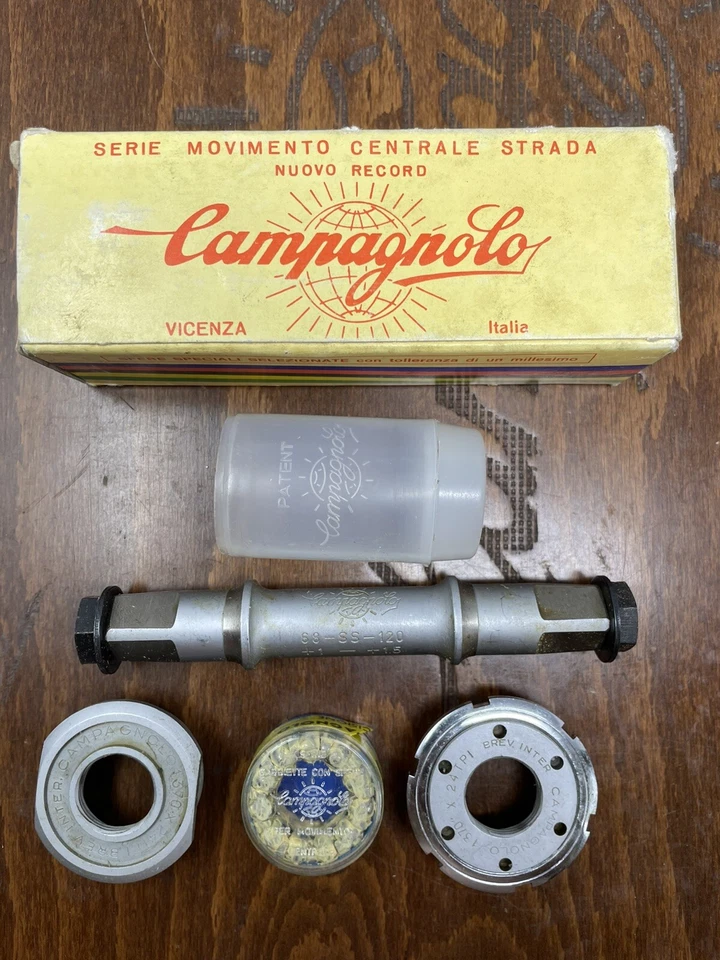 Vintage NOS Campagnolo Nuovo Record 68ss 120 Bottom Bracket Britsh Thread B - Image 2 of 4