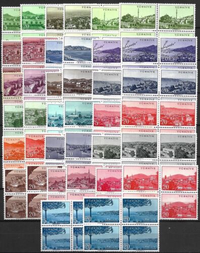 TURQUÍA - 1958-60 MNH "Ciudades de TURQUÍA - Juego más largo del mundo" ¡Bloque 4!!! - Imagen 3 de 3