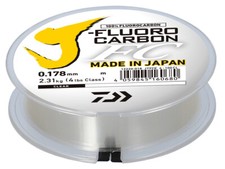 Daiwa J-Fluorocarbon Leader 100m Sinking Fili Fluorocarbon 