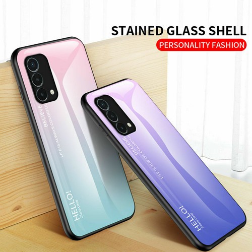 For OnePlus Nord N200 5G Case Gradient Tempered Glass Rubber Shockproof Cover - Picture 7 of 32
