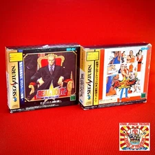 Fatal Fury Lot 2 Set Sega Saturn SS Real Bout Special w/RAM w/Box Japan JP Garou