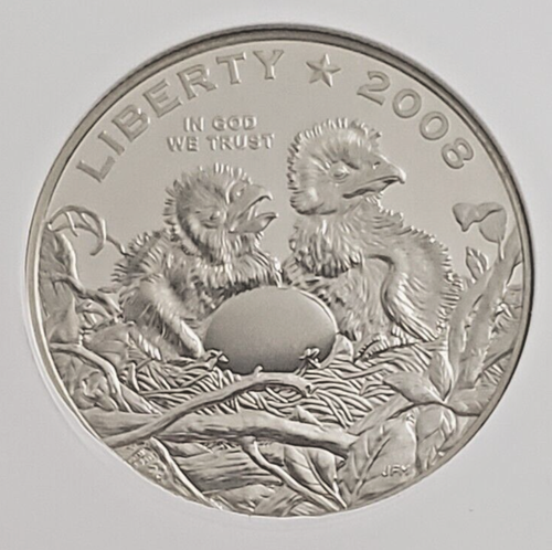 2008-S Bald Eagle Commemorative Half Dollar - NGC PF70UC- Top Grade! 027 - Picture 3 of 7