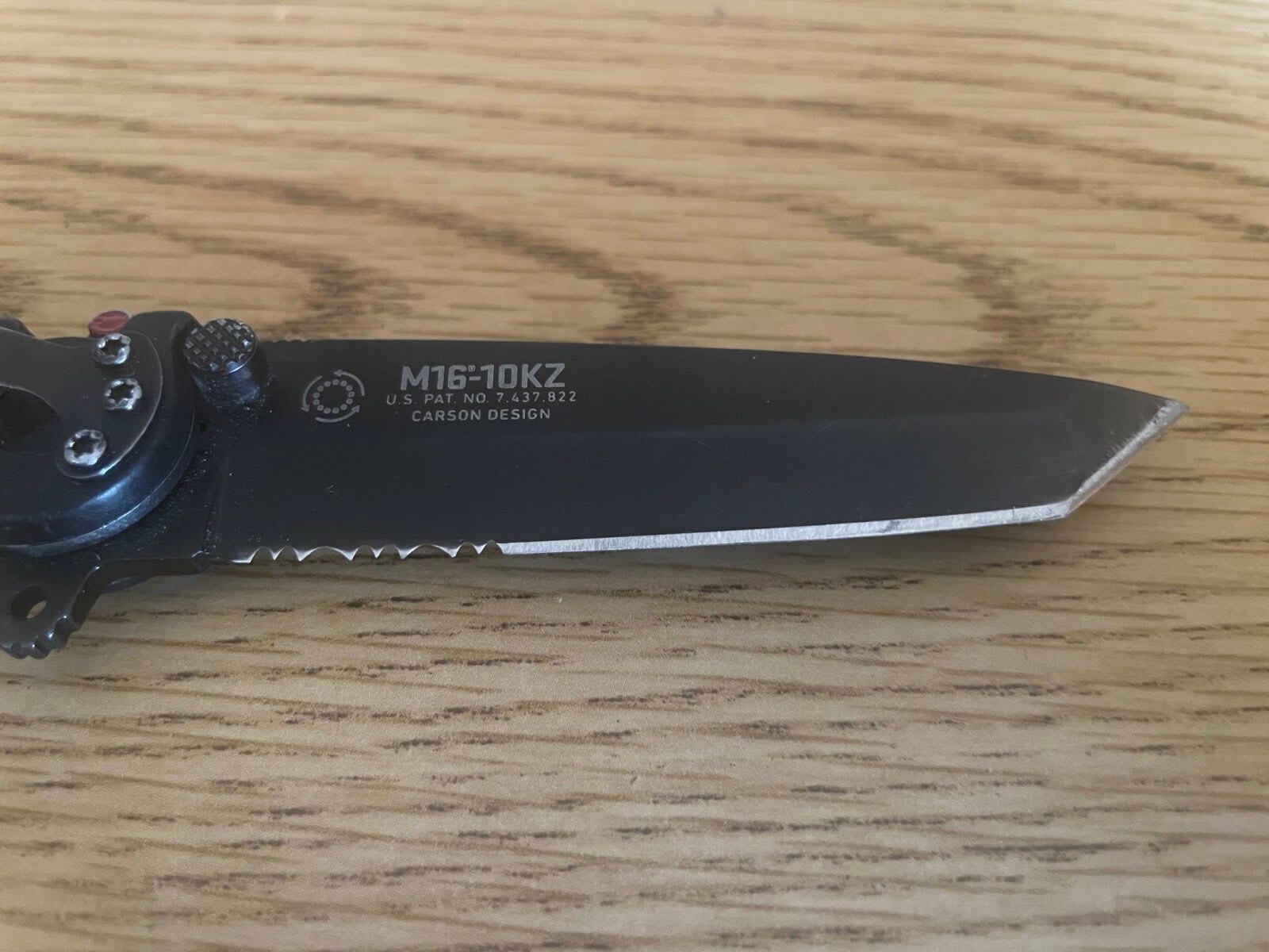 CRKT M1610kZ Carson Design Tanto Point Blade 4" Closed 7" Open 3