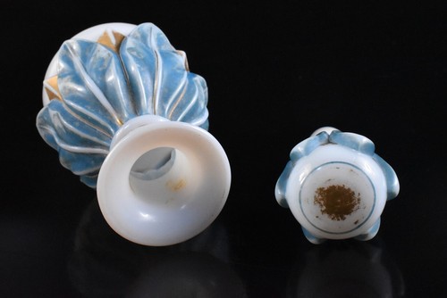 F3904: XF Japanese Glass Shapely FLOWER VASE Ikebana decanter - Picture 5 of 7