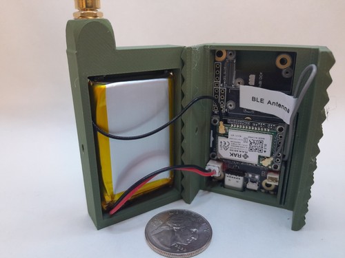 Meshtastic RAK wisblock Node READY TO USE long batt. life 2000mah batt GREEN - Picture 11 of 11
