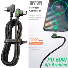 Mcdodo 60W PD USB C To USB-C Cable Elbow Data Cord For iPhone 16/15 Pro Max/iPad