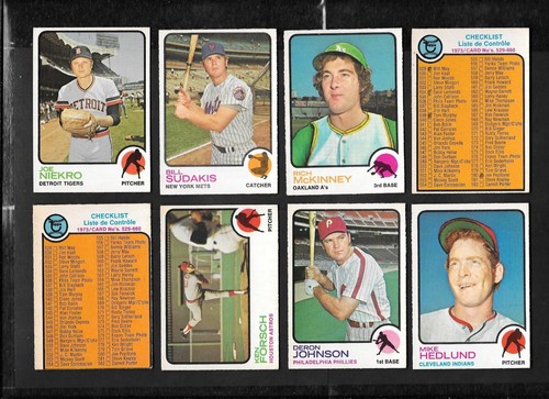 1973 OPC O PEE CHEE BASEBALL CARD ERROR VARIATION 529-660 & CHECKLIST SEE LIST - Picture 116 of 357