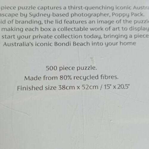 Jigsaw Puzzle Australia Bondi Beach 500 Piece Sunnylife Relaxing Beach Scene - Picture 4 of 5