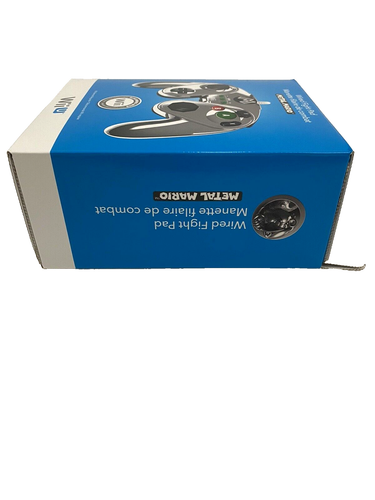Nintendo PDP Wii U Official METAL MARIO Wired Fight Pad Classic Controller NEW - Picture 2 of 10