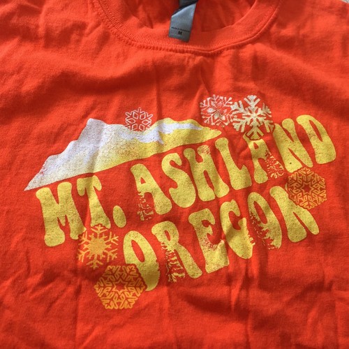 Mt. Ashland Kids Ski T-shirt 100% Cotton - Picture 2 of 3
