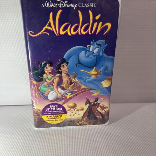 Aladdin VHS Walt Disney Classics Black Diamond Sealed Vintage Rare Brand New - Picture 13 of 17