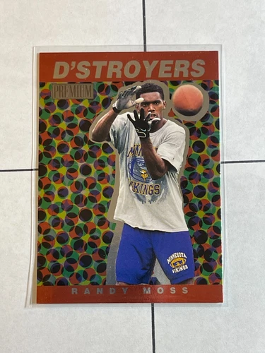 Randy Moss 1998 Skybox Premium D'stroyers Insert #D3 Vikings