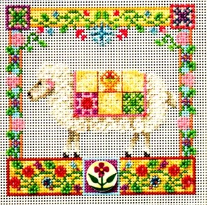 Mill-Hill-Jim-Shore-Button-Beads-Cross-Stitch-Kit-5-034-x-5-034-SOPHIE-SHEEP-14-8501