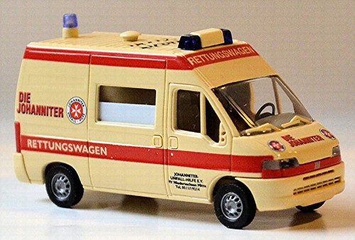 Fiat Ducato B Ambulanza I Johanniter RV Niedersachsen Centro 1:87 Busch - Foto 2 di 6