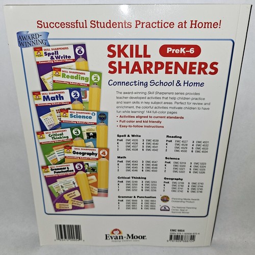 ***(Lot of 7) Evan-Moor Skill Sharpeners (Grade 4) Paperback (See Description)** - Bild 17 von 24