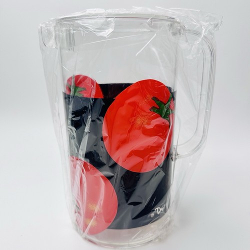 Neu im Karton Retro Dept 56 Hot Tomato Bloody Mary Servierset Kunststoff Krug 6 Becher - Bild 8 von 11