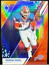 2021 Panini Phoenix Thurman Thomas Fire Burst Fanatics Box Set Bills B131