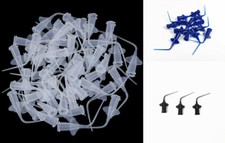 Dental Disposable Syringe Tip Dental Irrigation Tips Clear/Blue/Black Endodontic