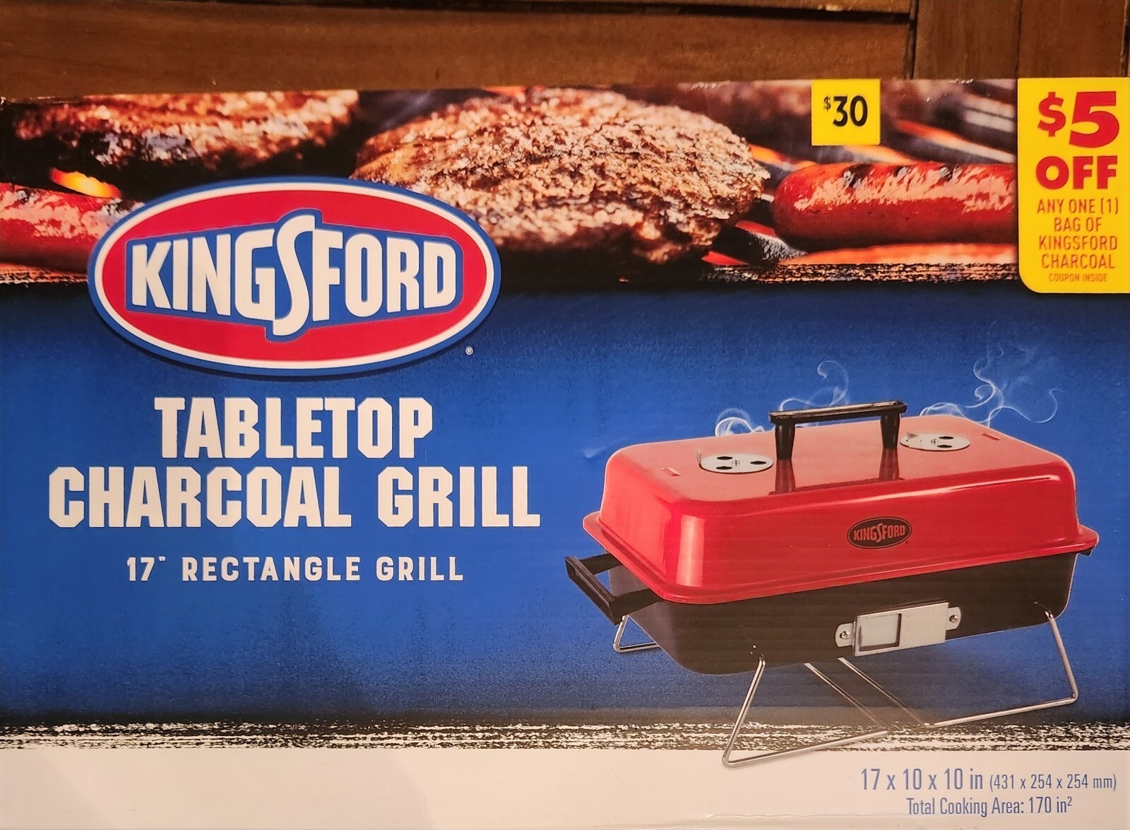 Kingsford 17 In. Tabletop Charcoal Grill eBay
