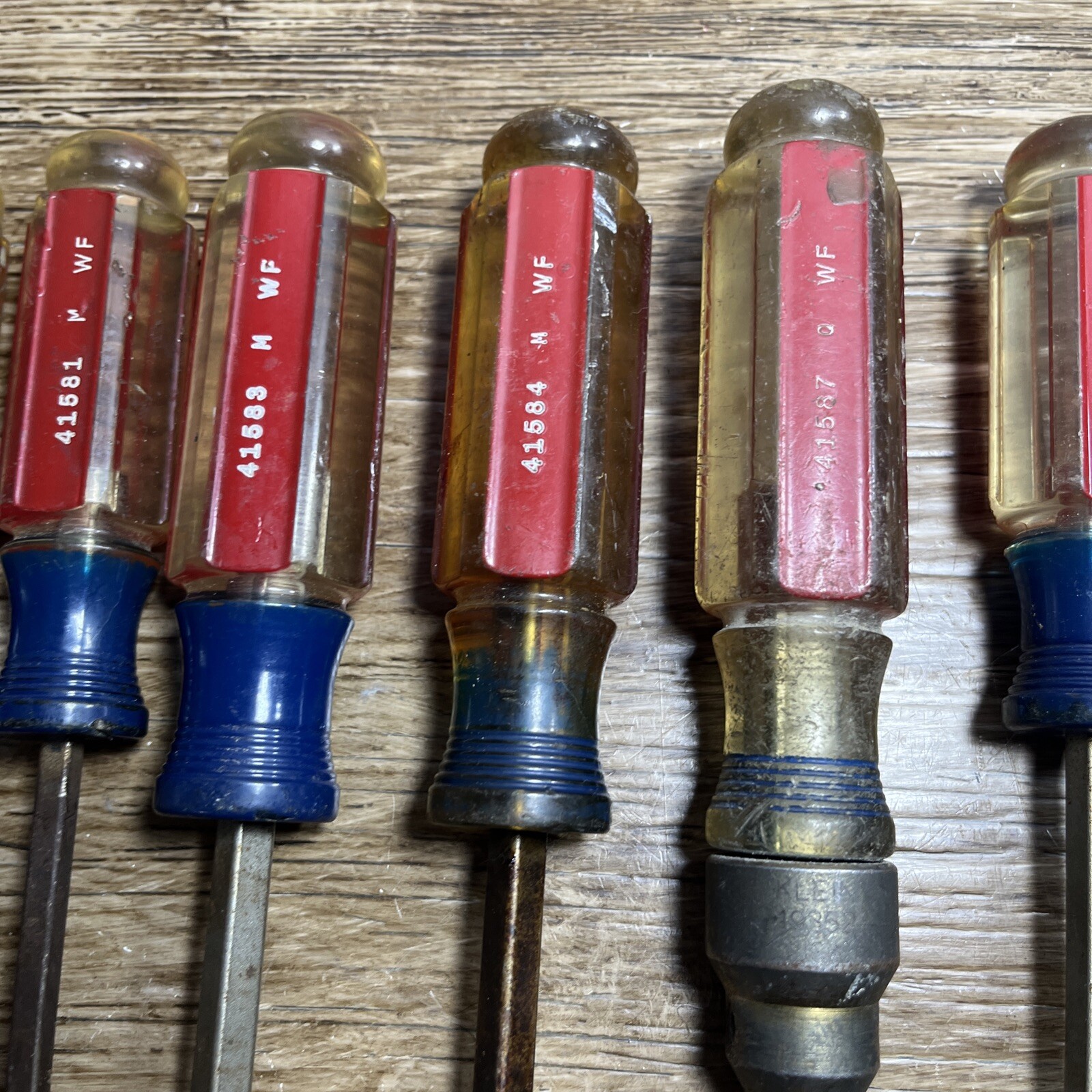 Lot Of 6 Vintage Craftsman Screwdriver Flat USA WF eBay