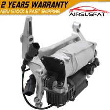 Air Suspension Compressor Pump w/bracket For VW Touareg Porsche Cayenne 2003-10